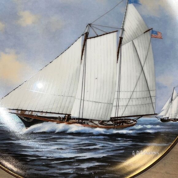 America Two Thousand Years of Sailing Ships A. D'Estrehan Royal Cornwall - Picture 2 of 7